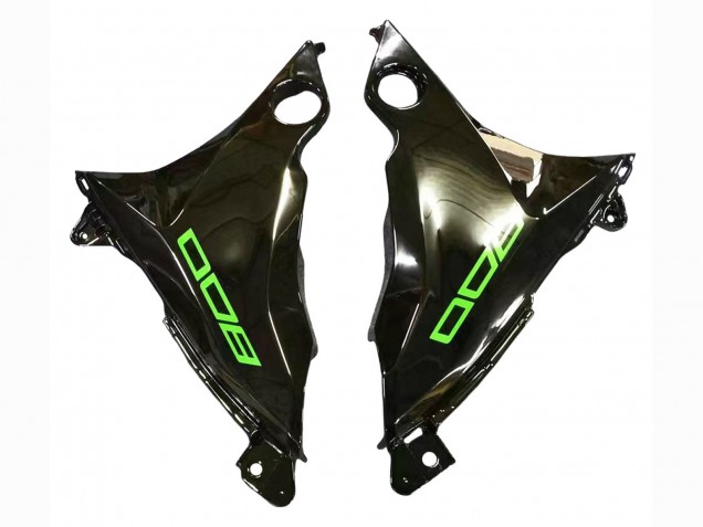 Kawasaki Z800 Motorrad Verkleidung 2013-2018 - Grun Glanzendes Schwarz