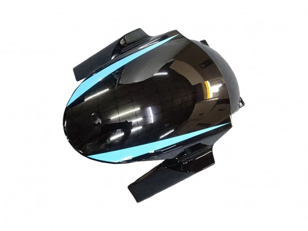 Kawasaki Z800 Motorrad Verkleidung 2013-2018 - Hellblau Glanzendes Schwarz