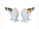 Kawasaki Z800 Motorrad Verkleidung 2013-2018 - Weiss Grun Silber Schwarz