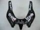 Kawasaki ZX9R Motorrad Verkleidung 2000-2001 - Glanzendes Schwarz Weiss West