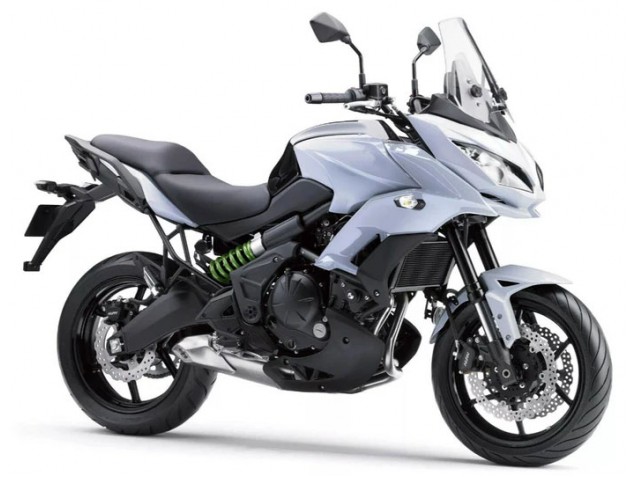 Kawasaki Versys 650 Motorrad Verkleidung 2015-2021 - Weiss Matt Schwarz