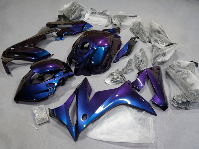 Honda CBR650R Motorrad Verkleidung 2021-2023 - Chameleon Blau Lila