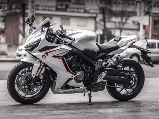 Honda CBR650R Motorrad Verkleidung 2021-2023 - Weiss Rot Schwarz