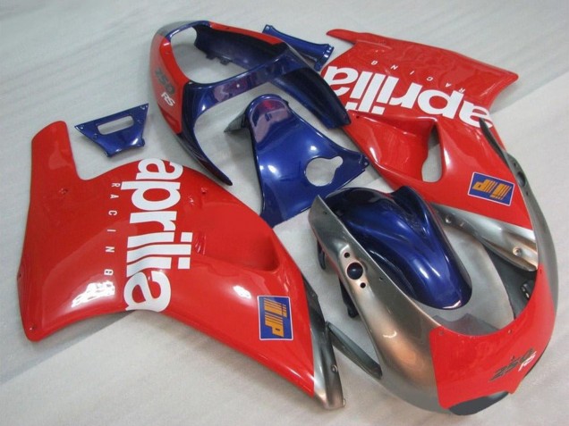 Aprilia RS250 Motorrad Verkleidung 1995-1997 - Rot Silber Blau Weiss