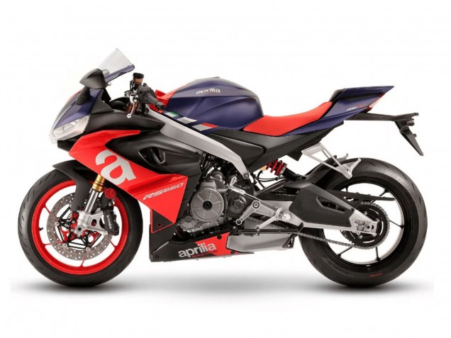 Aprilia RS660 Motorrad Verkleidung 2020-2024 - Matt Blau Rot Silber