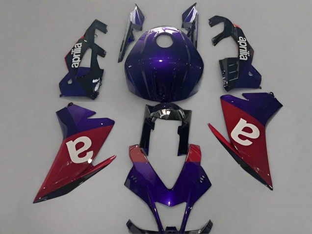 Aprilia RSV4 1000 Motorrad Verkleidung 2009-2015 - Lila Rot