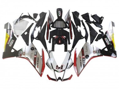 Aprilia RSV4 1000 Motorrad Verkleidung 2009-2015 - Silber Rot Grun Gelb Leuchtfeuer