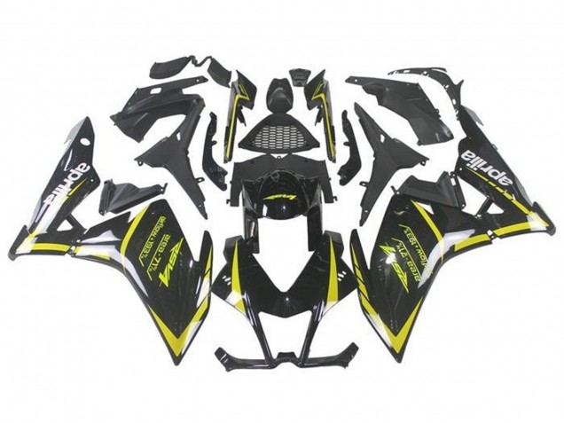 Aprilia RSV4 1000 Motorrad Verkleidung 2009-2015 - Schwarz Gelb