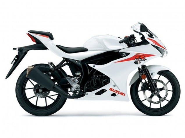 Suzuki GSXR125 Motorrad Verkleidung 2017-2025 - Weiss Rot