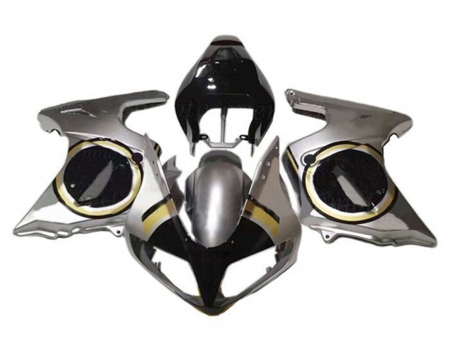 Suzuki SV650 Motorrad Verkleidung 2003-2013 - Silber Schwarz Gold