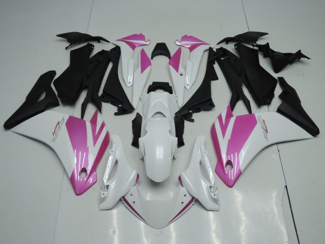 Honda CBR125R Motorrad Verkleidung 2002-2006 - Weiss Rosa Matt Schwarz