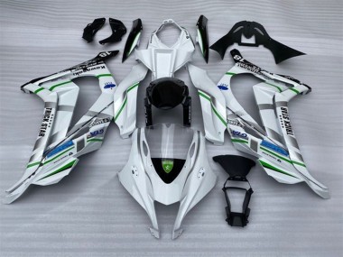 Kawasaki ZX10R Motorrad Verkleidung 2016-2020 - Weiss Silber Grun Blau Schwarz Trick Star