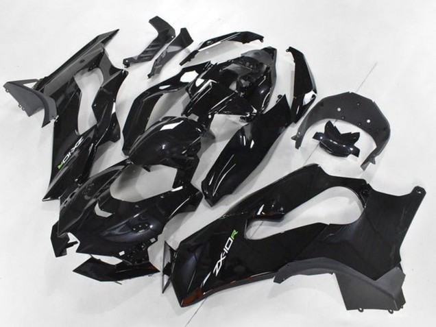 Kawasaki ZX10R Motorrad Verkleidung 2021-2025 - Glanzendes Schwarz Weiss Grun Aufkleber