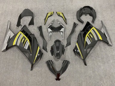 Kawasaki EX300 Motorrad Verkleidung 2013-2024 - Gelb Silber Glanzendes Schwarz Matt Schwarz