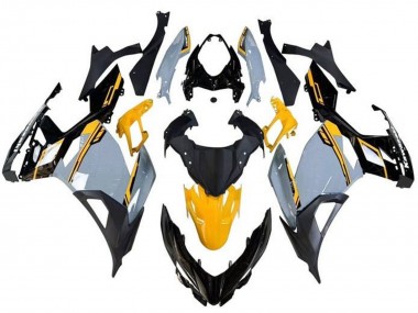Kawasaki Ninja 400 Motorrad Verkleidung 2018-2024 - Nardo Grau Orange Schwarz