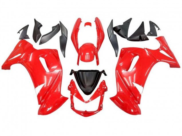 Kawasaki Ninja 650 EX650 Motorrad Verkleidung 2006-2008 - Rot Schwarz