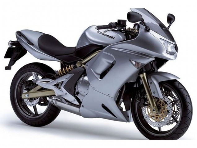 Kawasaki Ninja 650 EX650 Motorrad Verkleidung 2006-2008 - Metallisch Silber
