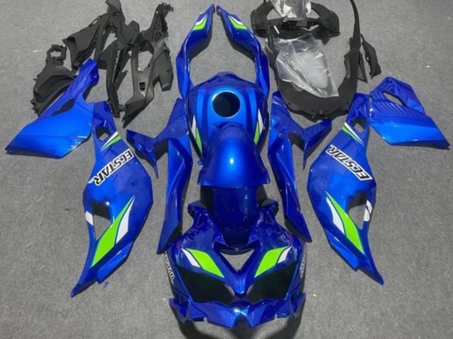 Kawasaki ZX25R ZX-25R Motorrad Verkleidung 2019-2025 - Blau Grun Ecstar