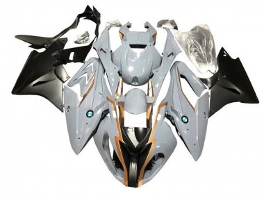 BMW S1000RR Motorrad Verkleidung 2015-2016 - Nardo Grau Gold Matt Schwarz