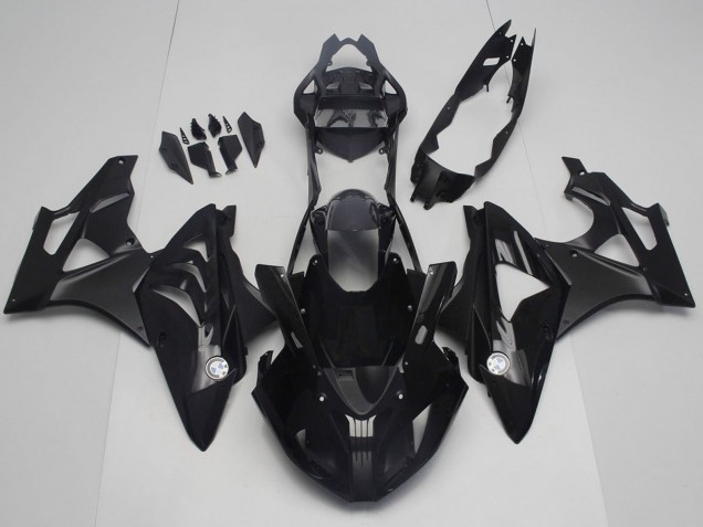 BMW S1000RR Motorrad Verkleidung 2019-2022 - Schwarz Matt Schwarz
