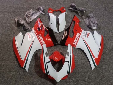 Ducati Panigale 1199 Motorrad Verkleidung 2011-2014 - Weiss Rot Grun Glanzendes Schwarz Corse