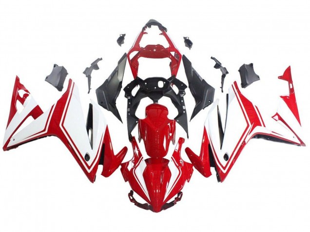 Honda CBR500R Motorrad Verkleidung 2016-2018 - Weiss Rot