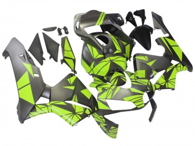 Honda CBR600RR Motorrad Verkleidung 2003-2004 - Neon Gelb Matt Grau
