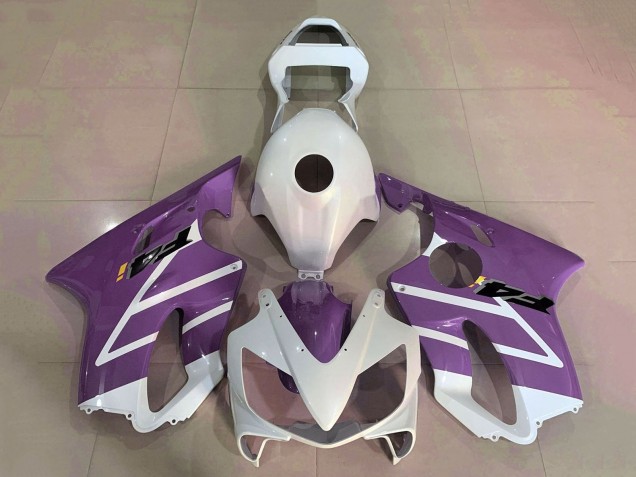 Honda CBR600 F4i Motorrad Verkleidung 2001-2003 - Weiss Lila