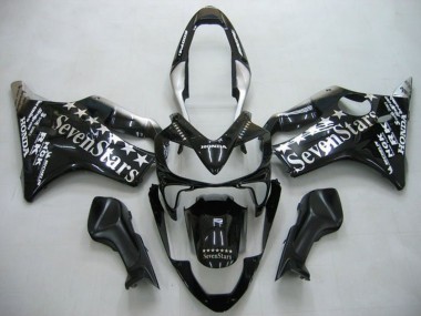 Honda CBR600 F4i Motorrad Verkleidung 2004-2007 - Glanzendes Schwarz SevenStars