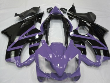 Honda CBR600 F4i Motorrad Verkleidung 2004-2007 - Hellviolett Glanzendes Schwarz