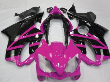 Honda CBR600 F4i Motorrad Verkleidung 2004-2007 - Rosa Glanzendes Schwarz