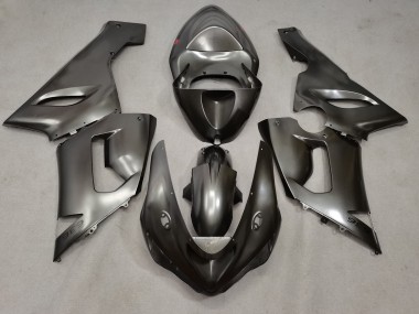 Kawasaki ZX6R Motorrad Verkleidung 2005-2006 - Flussiges Silber
