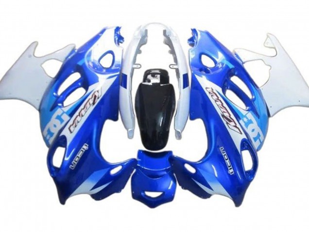 Suzuki GSX600F/GSX750F Motorrad Verkleidung 2004-2006 - Weiss Blau DC