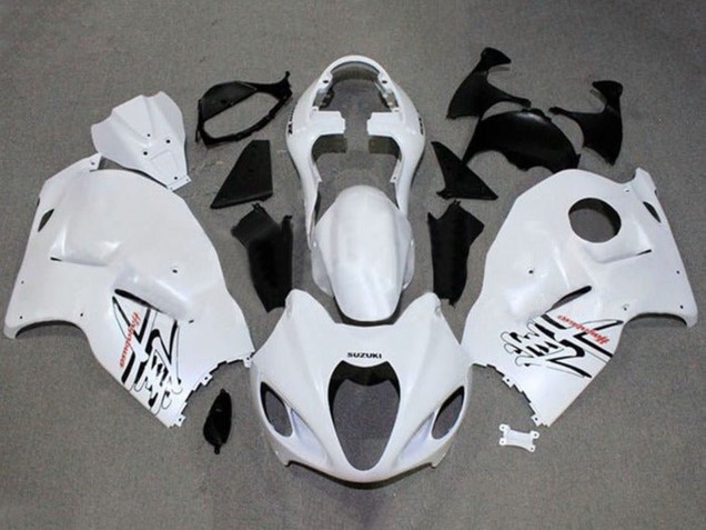 Suzuki GSXR 1300 Hayabusa Motorrad Verkleidung 1996-2007 - Weiss