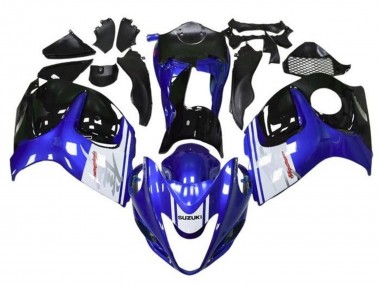Suzuki GSXR 1300 Hayabusa Motorrad Verkleidung 2008-2020 - Blau Weiss Schwarz Rot