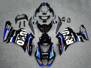 Suzuki GSXR1000 Motorrad Verkleidung 2017-2025 - Schwarz Blau Weiss