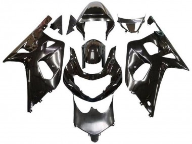 Suzuki GSXR 600 / GSXR 750 Motorrad Verkleidung 2001-2003 - Metallisch Schwarz