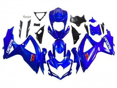 Suzuki GSXR 600 / GSXR 750 Motorrad Verkleidung 2008-2010 - Blau Weiss Rot