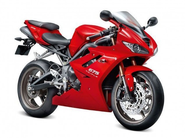 Triumph Daytona 675 Triple Motorrad Verkleidung 2009-2012 - Rot