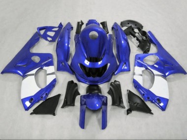 Yamaha YZF600R Thundercat Motorrad Verkleidung 1996-2007 - Blau Weiss Grau Schwarz
