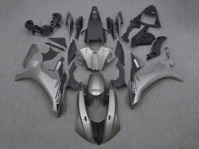 Yamaha YZF 1000 R1 Motorrad Verkleidung 2015-2019 - Matt Schwarz Glanzendes Schwarz