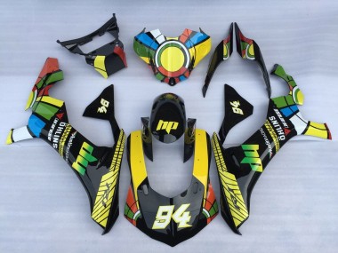 Yamaha YZF 1000 R1 Motorrad Verkleidung 2015-2019 - Weiss Blau Grun Gelb Rot Farbrad 94