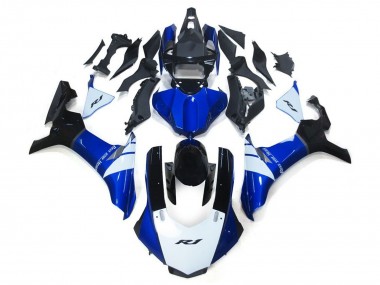 Yamaha YZF 1000 R1 Motorrad Verkleidung 2015-2019 - Weiss Blau Schwarz