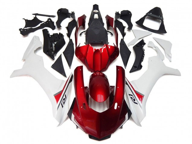 Yamaha YZF 1000 R1 Motorrad Verkleidung 2015-2019 - Weiss Rot Schwarz