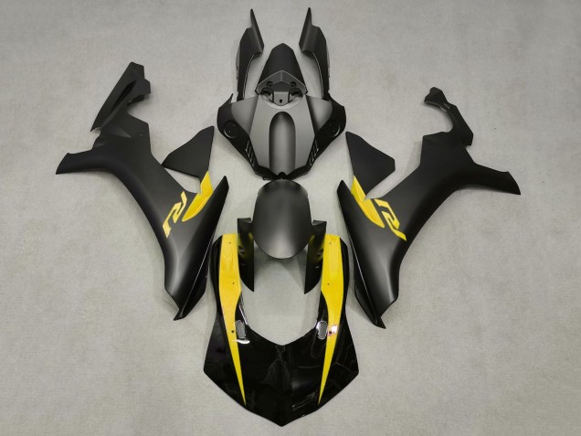 Yamaha YZF 1000 R1 Motorrad Verkleidung 2020-2025 - Glanzendes Schwarz Matt Schwarz Gelb