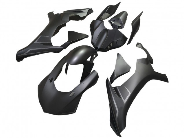 Yamaha YZF 1000 R1 Motorrad Verkleidung 2020-2025 - Matt Schwarz Silber