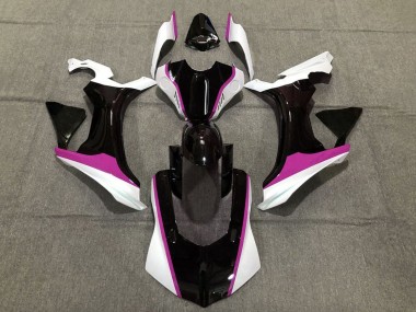 Yamaha YZF 1000 R1 Motorrad Verkleidung 2020-2025 - Weiss Rosa Glanzendes Schwarz