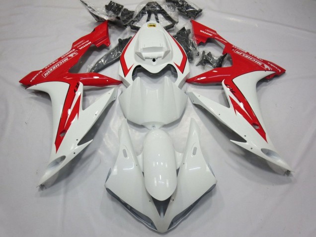 Yamaha YZF 1000 R1 Motorrad Verkleidung 2004-2006 - Weiss Rot
