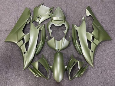 Yamaha YZF R6 Motorrad Verkleidung 2006-2007 - Olive Grun