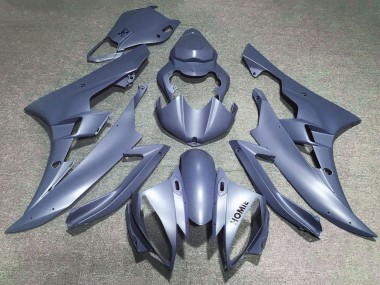 Yamaha YZF R6 Motorrad Verkleidung 2006-2007 - Matt Silber Blau